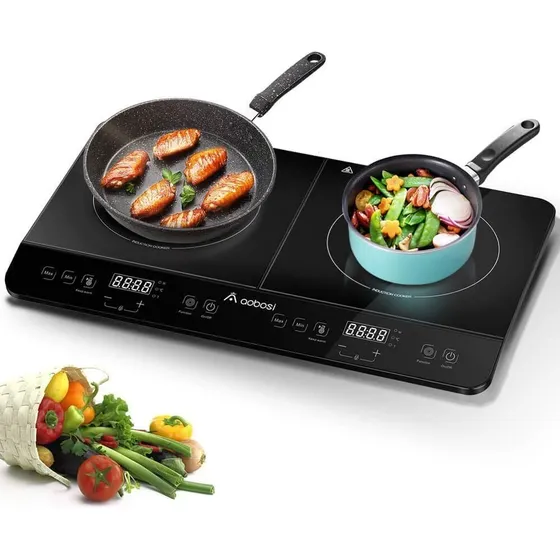 Cocina A  Induccion Magnetica 2 Hornallas Premium