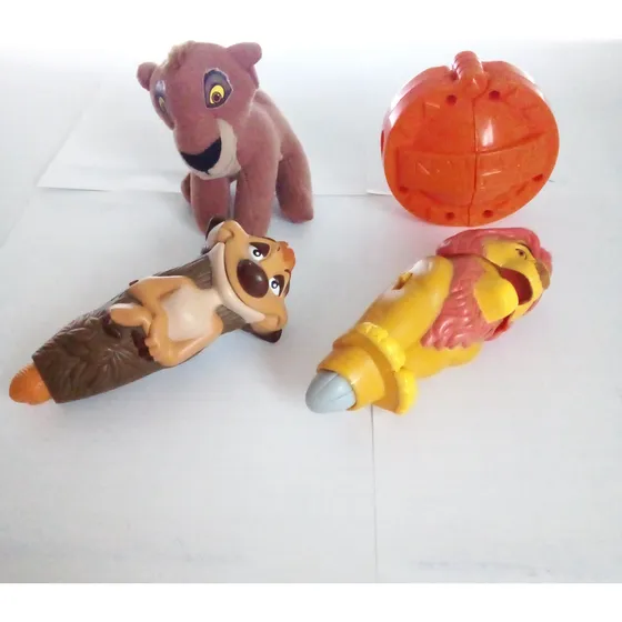 Set Figuras Rey Leon 1994 Mcdonalds Vintage