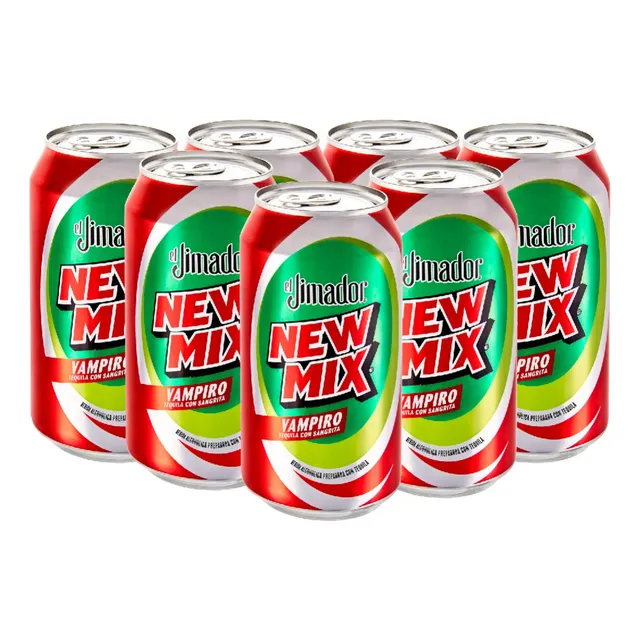 Bebida Preparada New Mix Vampiro 350 Ml - Pack Con 24 Latas