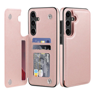 Funda Para Galaxy S24 Fe Bizzib Con Tarjetero Rosa Funda Para Galaxy S24 Fe Bizzib Con Tarjetero Rosa