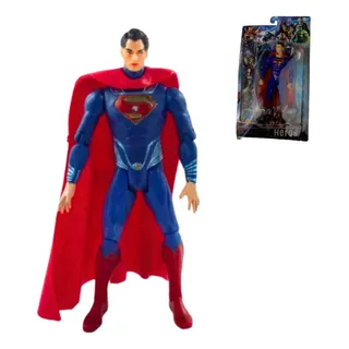 Muñeco Articulado Superman Avengers Dc Figura Colección