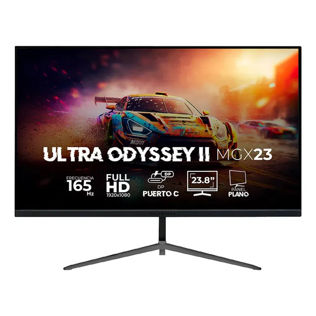 Monitor Gamer Balam Rush Plano 23.8 Pulgadas Mgx23 Va 165hz Color Negro