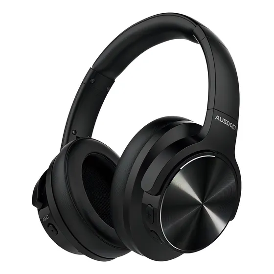 Ausdom Auriculares Inalámbricos 60 Horas De Reproducción Color Negro