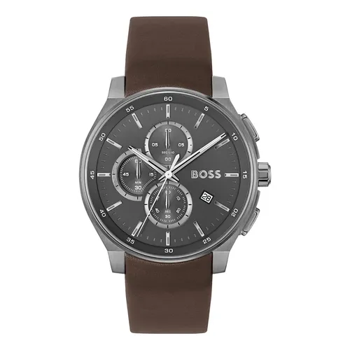 Relógio Masculino Hugo Boss Champion Coffee 1513817 C/nfe Café