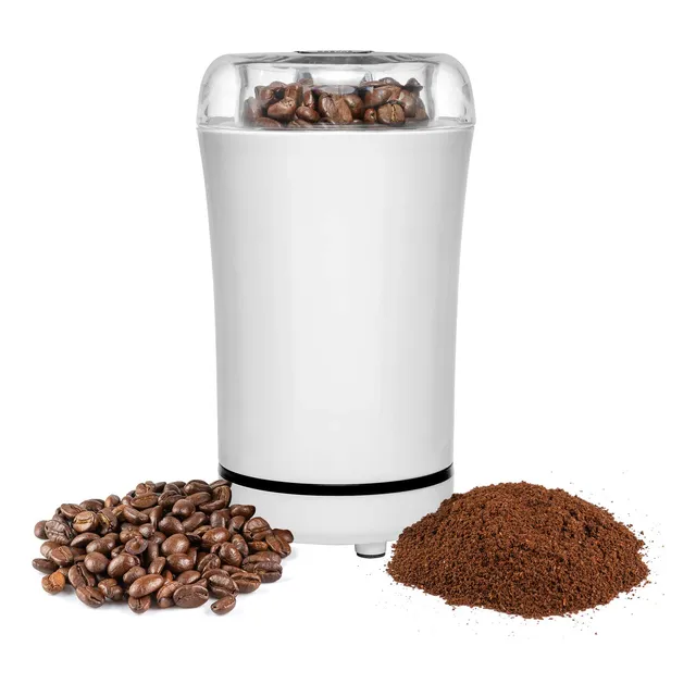 Molino De Café Eléctrico Molinillo Almendras Pimienta Blanco