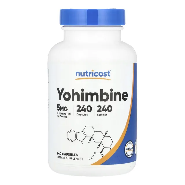 Nutricost Yohimbine Yohimbina 240 Capsulas