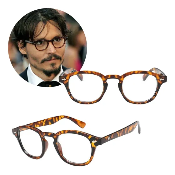 Armação Óculos Masculino Feminino Quadrado Geek 5 Retrô