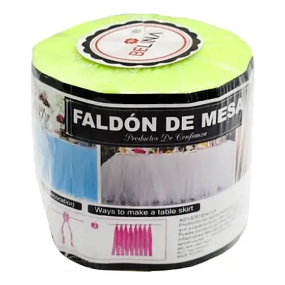 Rollo De Tull Para Faldón De Mesa Decoración Cotillón Belina
