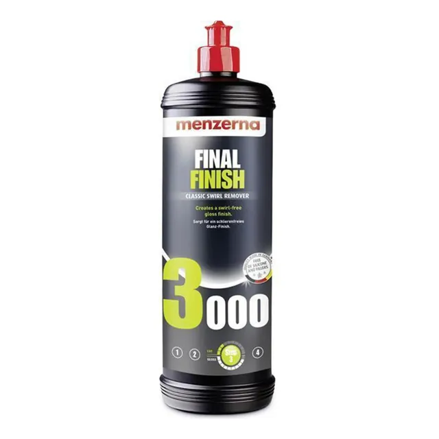 Menzerna 3000 Pulidor Final Finish 1 Litro Abrillantador Color