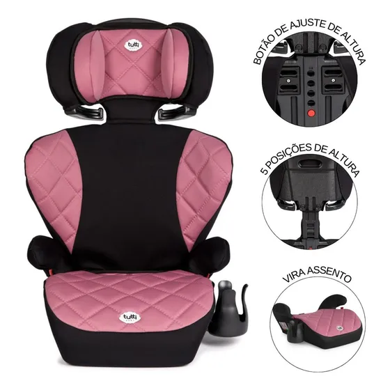 Cadeira cadeirinha Tutti Baby Booster infantil para auto Triton Il cor Rosa