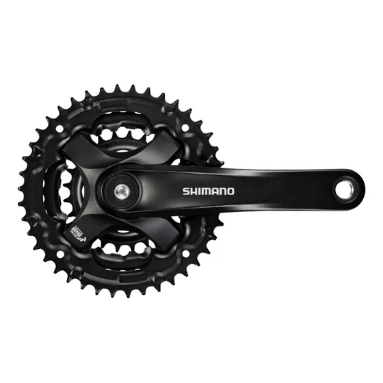 Triple Multiplicadora Shimano Tourney 6/7/8 Ty-501 48-38-28 Color Negro