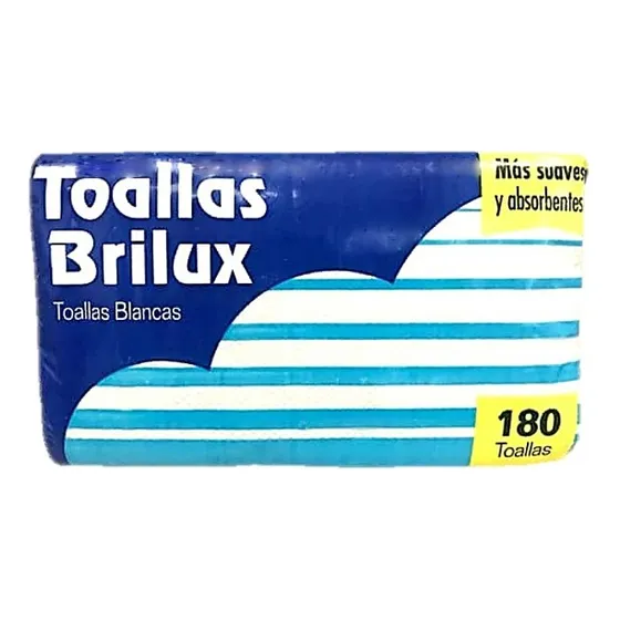 Toalla De Mano Intercalada (blanca) X 2 Bultos*12*180