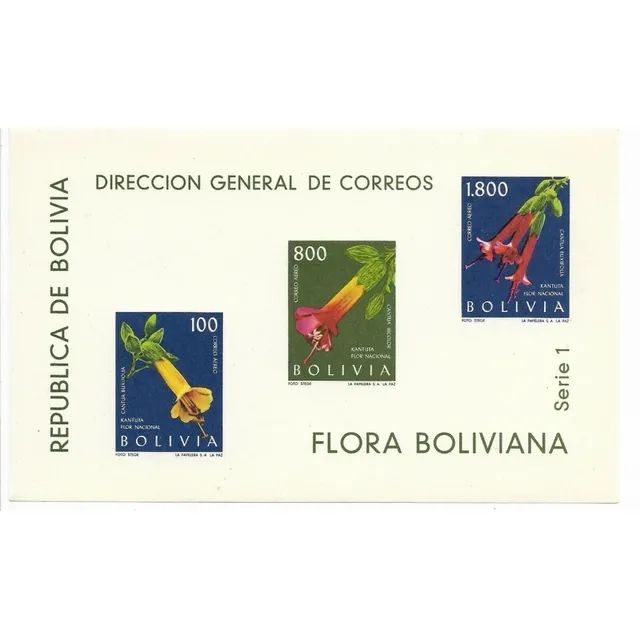 Flores - Kantutas - Bolivia - Block Mint 