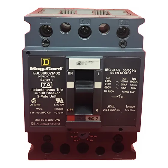 Interruptor Termomagnetico Square'd Gjl36007m02