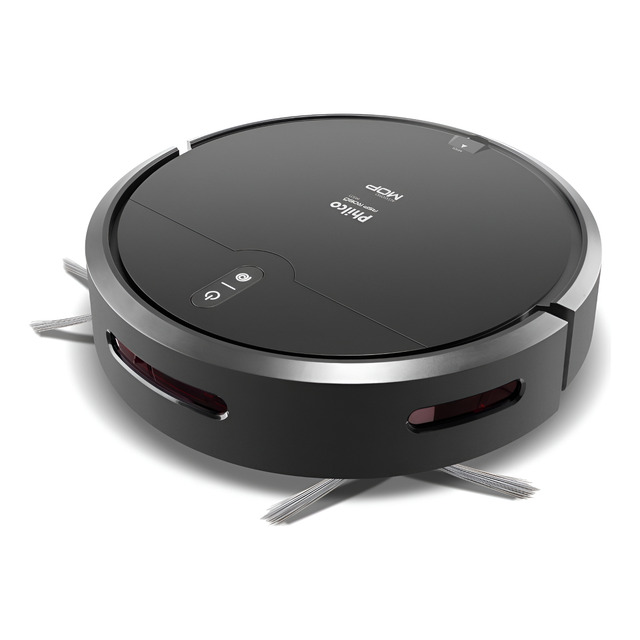 Aspirador De Pó Robô Philco 3 Em 1 Pas23 Com Mop Preto Aspirador De Pó Robô Philco 3 Em 1 Pas23 Com Mop Preto