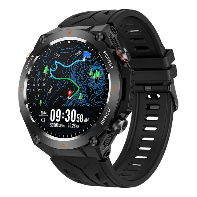 Reloj Inteligente Deportivo Gps Impermeable Asistente De Voz