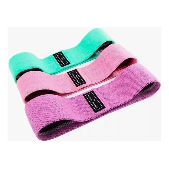 Pack de 3 Bandas de Resistencia para Yoga Pilates Crossfit Ligas Elásticas de Látex 100% Natural De Resistencia para Ejercicios en Casa y Gimnasio