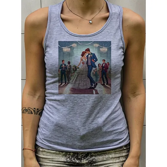 Musculosa Mujer Fiesta De Casamiento Brindis Y Amor C3