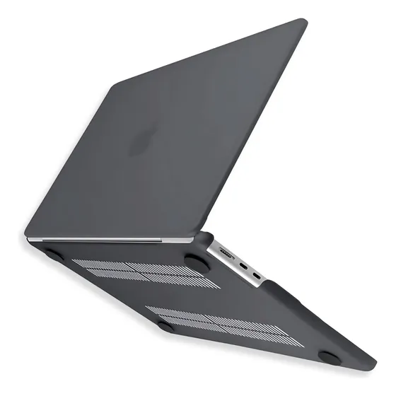Capa Skin Case Preto Onix P/ Macbook Air 13 M3 M2 2022/2024