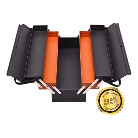 Caja De Herramientas Metálica 5 Cuerpos Harden