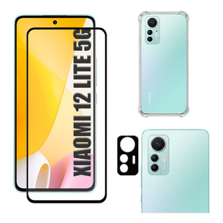 Kit Para Xiaomi 12 Lite 5g - Película 3d + Capa + Câmera 3d Kit Para Xiaomi 12 Lite 5g - Película 3d + Capa + Câmera 3d