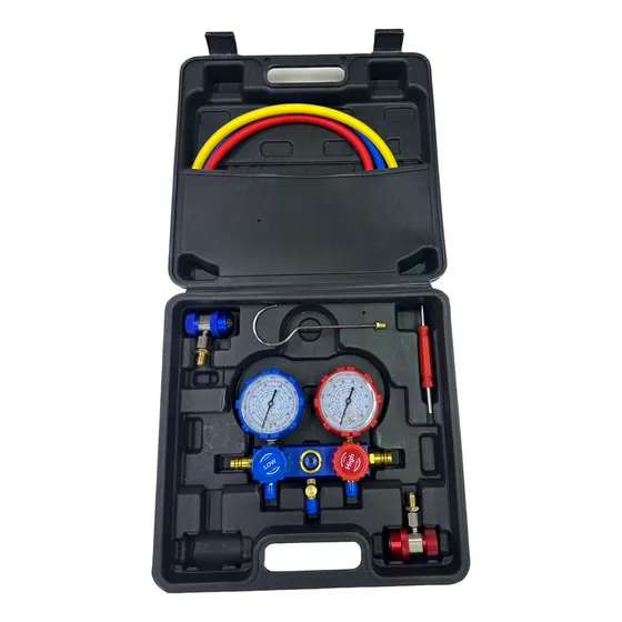 Kit Manifold Refrigeración R410 R22 R134a Prof Maletin