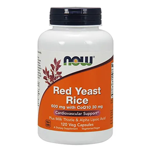 Supplements Now Arroz De Levadura Roja Con Coq10, Cardo Mari