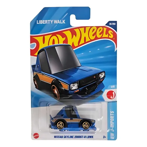 Hot Wheels '69 Nissan Skyline Van Premium Toyo Tires Branco Com