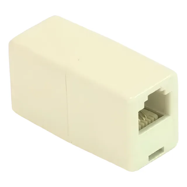 Adaptador Emenda Cabo Telefone Rj11 F X Rj11 F Interneed  