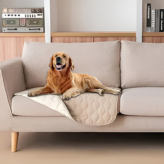 Funda De Cama 100 % Impermeable De Doble Cara Para Perro-04 Funda De Cama 100 % Impermeable De Doble Cara Para Perro-04