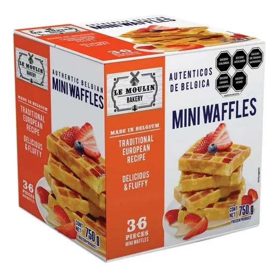 Mini Waffles Le Moulin Bakery 760 G