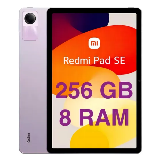 Tablet Xiaomi Redmi Pad Se 256 / 8 Ram Purple Roxo Cor Lavanda