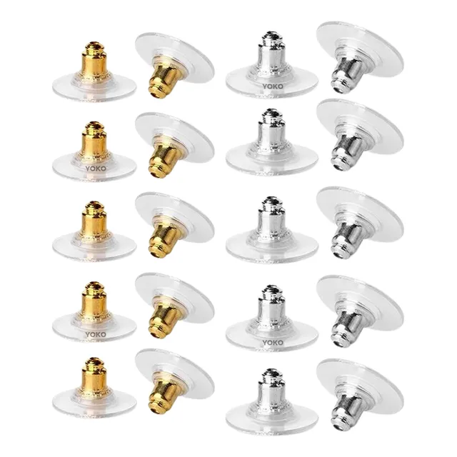 Topes Tapon Seguro Para Aretes Pendientes X20u Pin Seguridad
