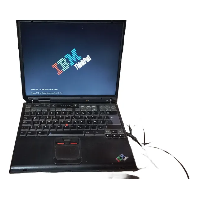 Ibm Thinkpad Año 2002 Enciende Pero No Funciona El Sistema