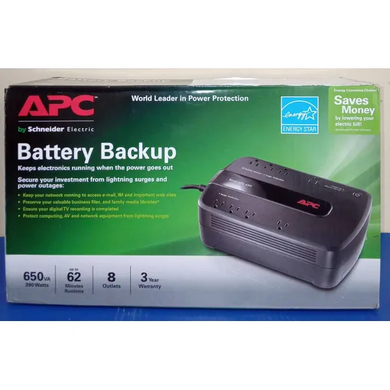 Ups Apc 650va /390watt  8 Tomas Nuevo