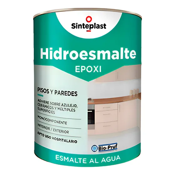 Recuplast Hidroesmalte Epoxi Blanco Satinado X 1 Al Agua 
