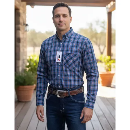 Camisa Masculina Xadrez Lançamento Country Manga Longa