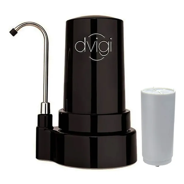PURIFICADOR DE AGUA COMPACT DVIGI DVG 102 7000LITROS Y 1 REPUESTO COLOR NEGRO