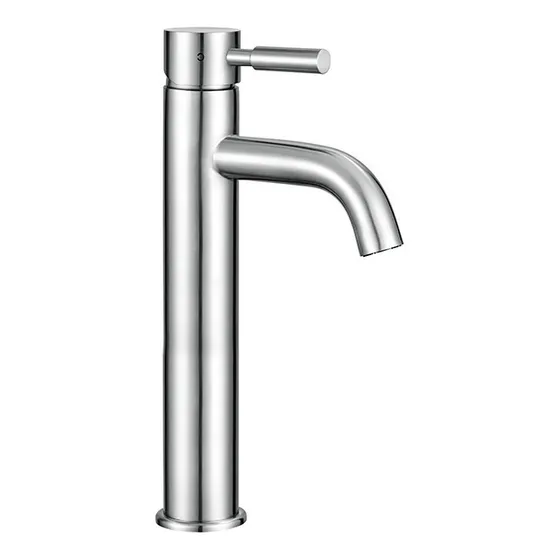 Griferia Lavatorio Monocomando Alto 30cm Soho Steel 