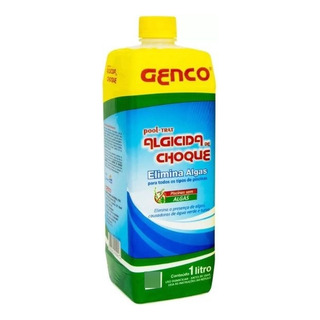 Algicida Choque Elimina Algas Piscina Verde Genco 1 Litro Algicida Choque Elimina Algas Piscina Verde Genco 1 Litro