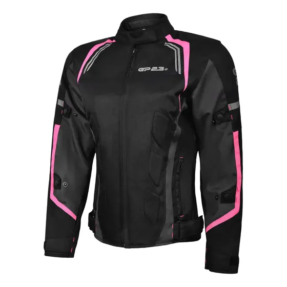 Campera Moto Gp23 Pk01 Dama Impermeable Protecciones - Fas