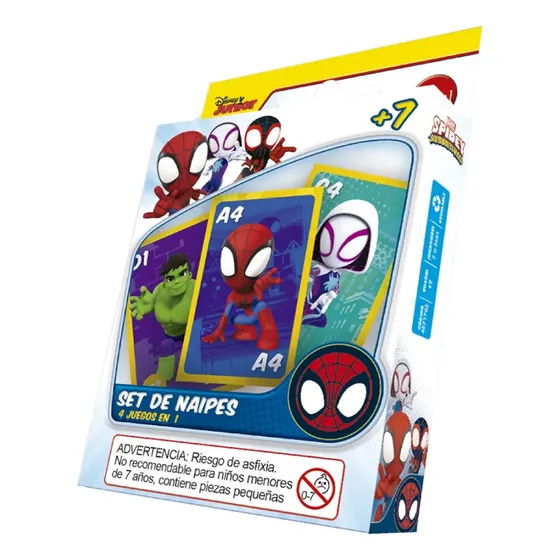 Juego De Mesa Cartas Spidey Royal Marvel Disney Niños Febo
