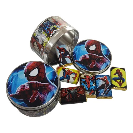 Chocolate En Lata Nerdyplanet. Spiderman Hombre Araña