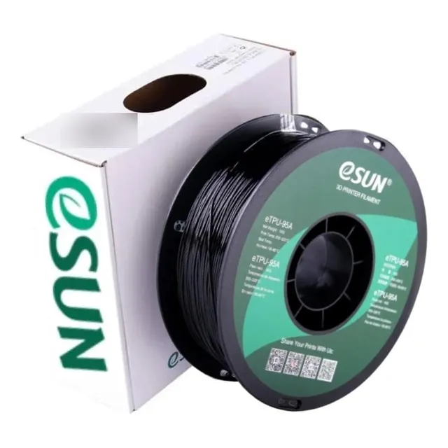 Filamentos Tpu Esun 1kg 1.75mm Negro | Filamentos