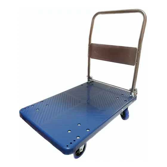 Carro De Carga Plegable Manual Yegua 300kg 4 Ruedas Multiuso