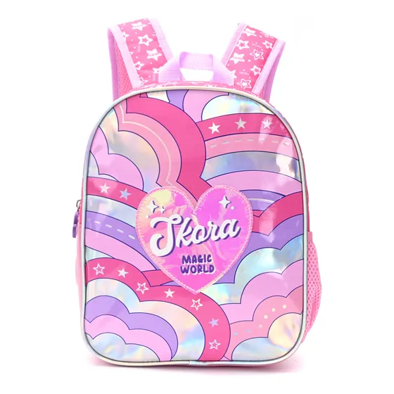 Mochila Rosa Magic World Skora 37673 Full
