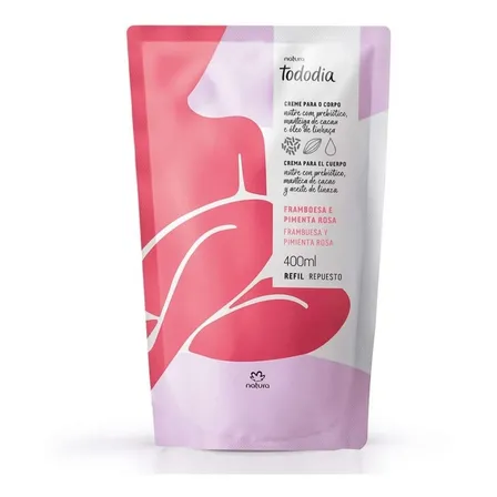 Repuesto Frambuesa Y Pimienta Crema Tododia Natura