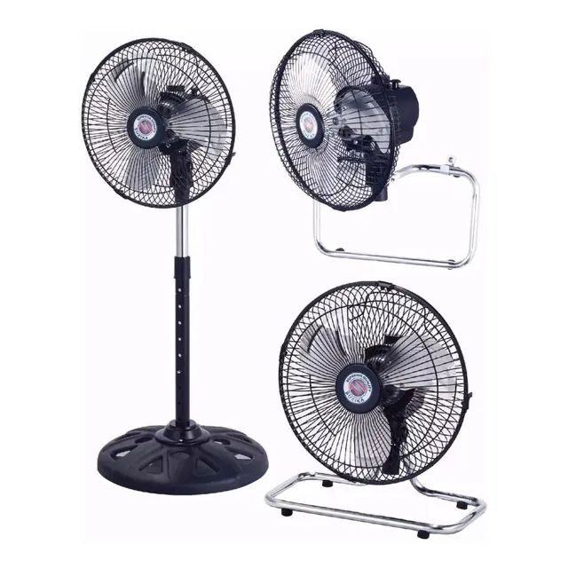Ventilador 3 En 1 Pared - Mesa - Pie Potente  (10 Pulgadas)