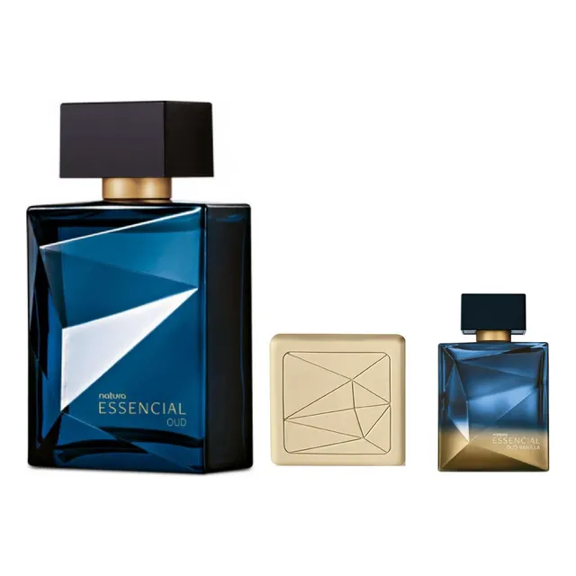 Kit Essencial Oud: Perfume 100ml + Jabon + Mini 25ml
