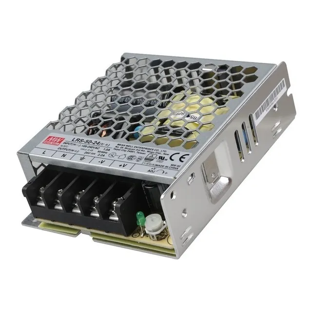 Fuente de alimentación conmutada DC24.com 2.2a 50w Lrs50-24 Mean Well